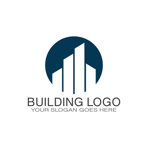 Abstract building structure logo design real estate, architecture ...