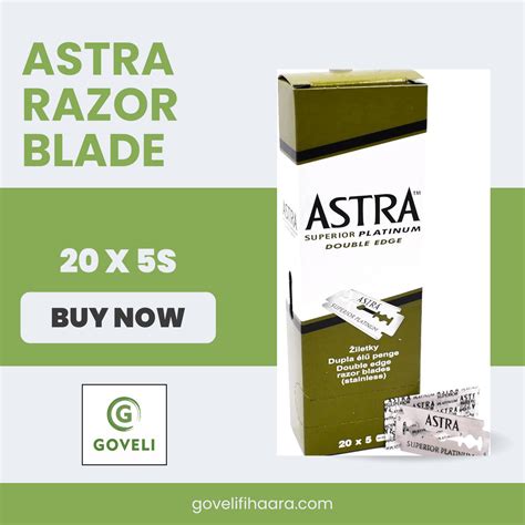 Astra Razor Blade 20 X 5s Goveli Fihaara