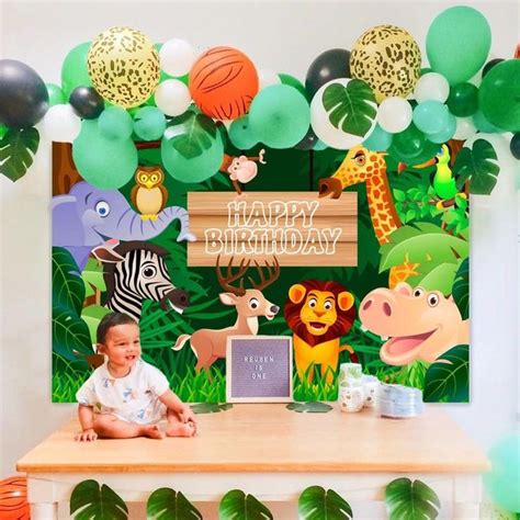 Jungle Theme Birthday Wild One Birthday Party Jungle Party Jungle