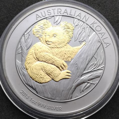 Australia 1 Dollar 2013 Koala Ruthenium 24k Gold Gilded Catawiki