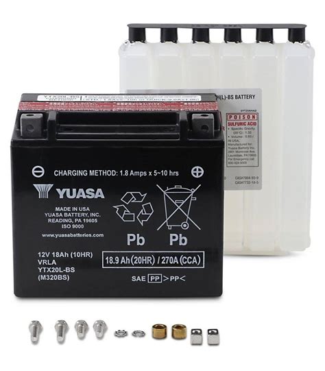 Batería YUASA YTX20L BS