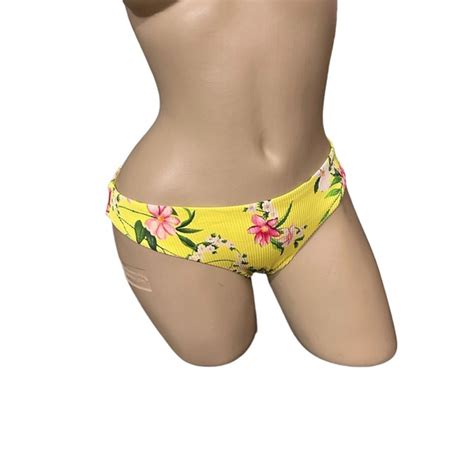 Tinibikini Swim Tini Bikini Tinibikini Yellow Floral Swim Bottom