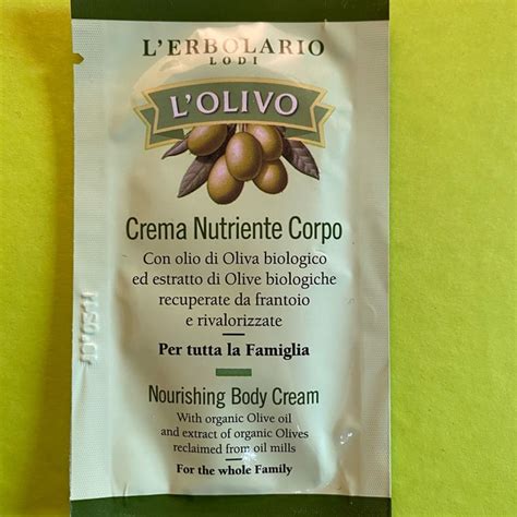 L Erbolario Lodi Crema Nutriente Corpo Con Olio Di Oliva Biologici