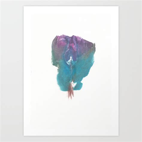 Vulva Watercolor Vagina Original Yoni Painting Art Collectibles