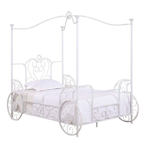 Disney Princess Carriage Bed Canopy Disney Princess White 6 Pc Twin