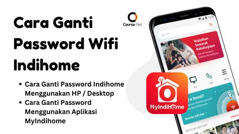 Cara Ganti Password Wifi Indihome Di Hp Aplikasi Myindihome