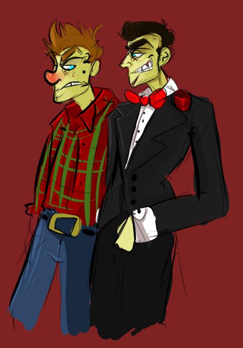 I Drew A Human Slappy And Wally A Month Ago And Forgot To Post It Cause