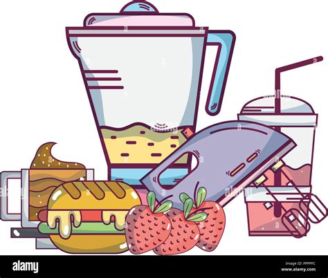 Food And Kitchen Appliance Stock Vector Image And Art Alamy