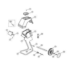 Housing Assembly For Stihl Viking GE 365 Electric Shredders L S