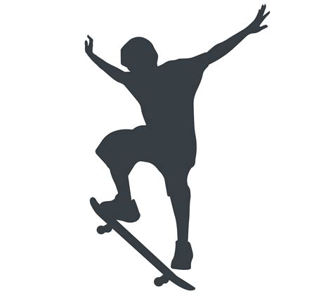 Skateboard Tricks Silhouettes