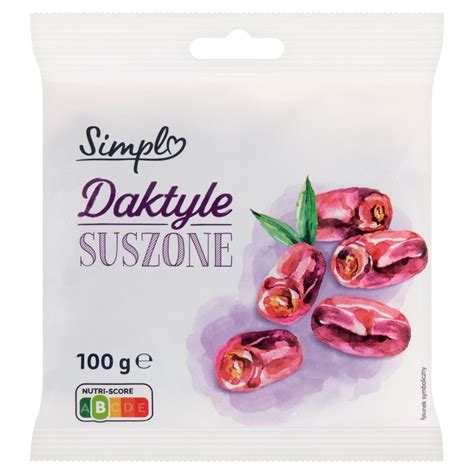 Simpl Daktyle suszone 100 g Zakupy online z dostawą do domu