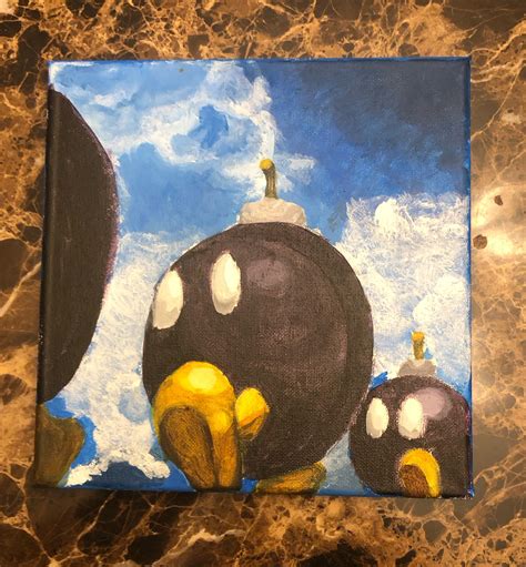 I Painted The Bob Omb Battlefield Painting From Super Mario 64 Rmario