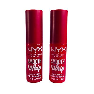 2 X NYX Cosmetics Smooth Whip Matte Lip Cream CHERRY CREME 0 05 Oz