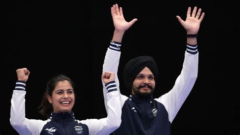 Paris Olympics A Study In Contrasts Manu Bhaker And Sarabjot Singh Make