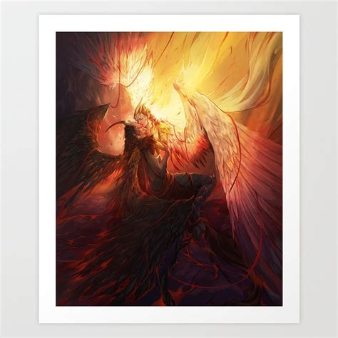 Angel Vs Demon Art