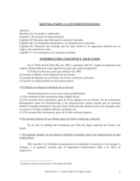 PDF SEGUNDA PARTE LA SUCESION INTESTADA PDF File Los Herederos