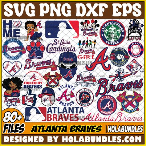 Atlanta Braves Bundle Atlanta Braves Logo Svg Braves Png Cricut