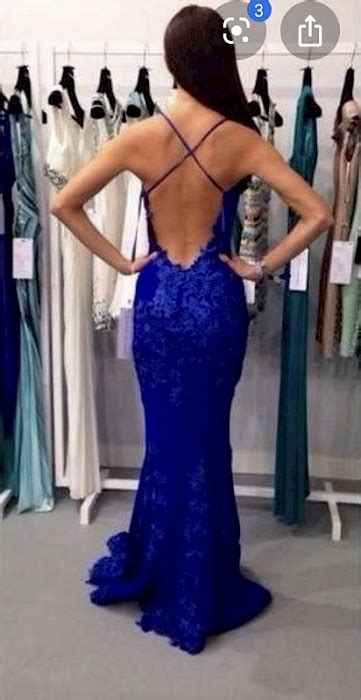 Royal Blue Debs Dress