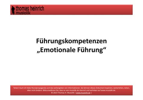 Emotionale Führung Ppt