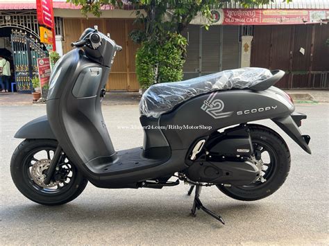 New Honda Scoopy 2022 Black Smartkey In Phnom Penh Cambodia On Khmer24