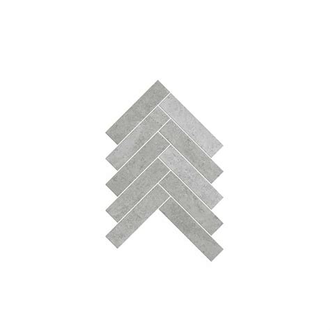 Carrara White Herringbone Honed Mosaic Tiles Sheet