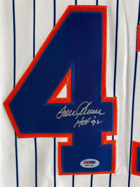 Lot Detail Tom Seaver Signed Hof Inscribed New York Mets