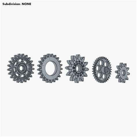 ArtStation - Gears Set v 3 | Resources