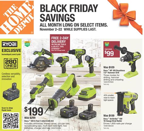 Home Depot Black Friday 2023 Tool Deals ToolKit