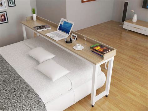 Laptop Tafel Bed Met Een Dubbele Tafels Across Desktop Multifunctionele