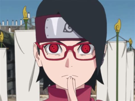 Sarada Uchiha Naruto The Movie Anime Uchiha