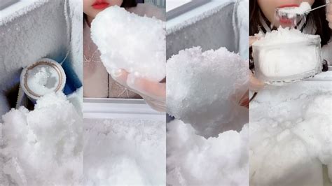 Freezer Frost Soft Chunk Ice Eating Powdery Ice Humidifier Freezer