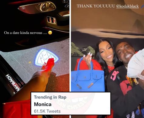 Say Cheese On Twitter Kodak Black Monica Went On A Date Last