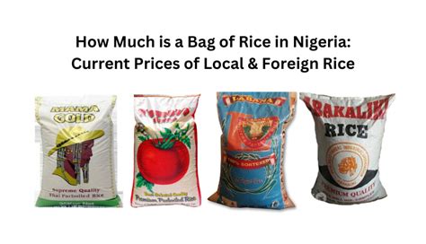 How Much is a Bag of Rice in Nigeria: Current Prices of Local & Foreign ...