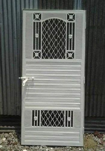 Steel Safety Door For Home Size 7x3 Feet Hxw At Best Price In