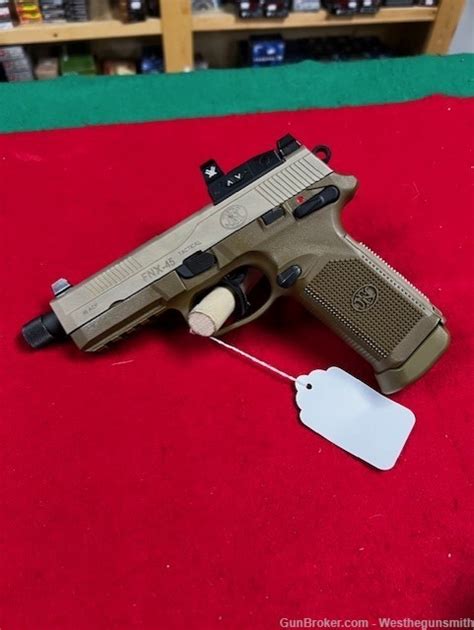 FN FNX 45 45 ACP PISTOL WITH VORTEX VENOM 3 MOA RED DOT OPTIC Semi