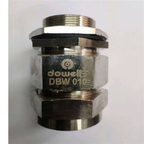 Mild Steel DBW 010 Dowells Brass Double Compression Gland IP65 At Rs