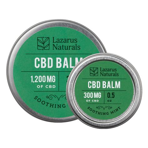 Lazarus Full Spectrum Cbd Balm Mg Jar Vireo Health Ny