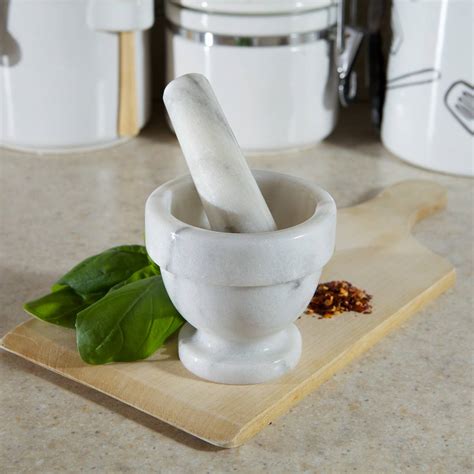 Marble Mortar & Pestle