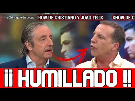 PEDREROL HUMILLA A CRISTOBAL SORIA EN DIRECTO BRUTAL YouTube