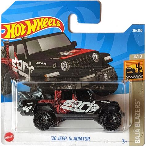 HOT WHEELS 20 JEEP GLADIATOR BORLA BAJA BLAZERS 4 10 1 64 NOWY