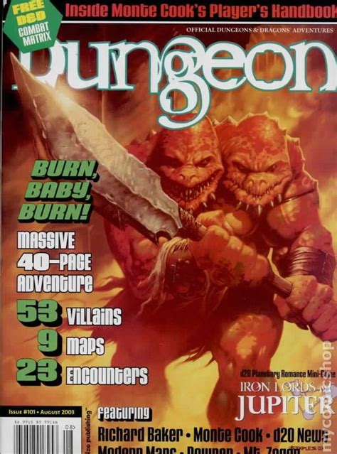 Dungeon Magazine Comic Books