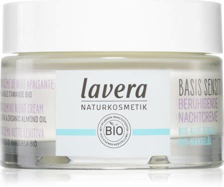 Lavera Basis Sensitiv crème de nuit apaisante sans parfum notino fr