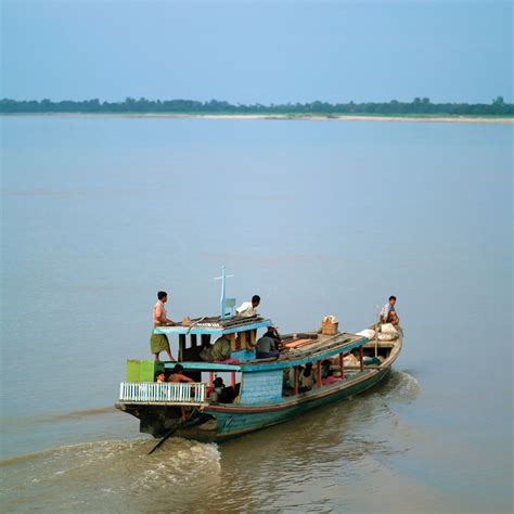 Irrawaddy River Delta Map