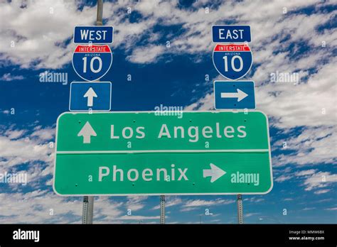 Interstate 10 Sign Stock Photos & Interstate 10 Sign Stock Images - Alamy