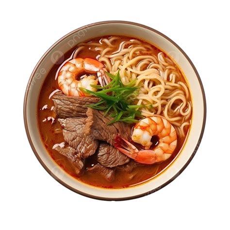 Bowl Of Soup Beef Noodle Soup Tom Yum Laksa Prawn Soup Lomi Generative Ai Soup Bowl Food Png