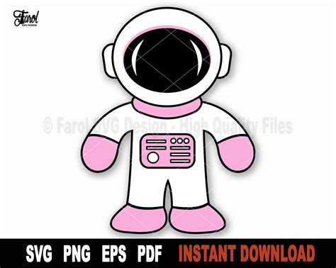 Astronaut Svg File For Cricut Silhouette Cute Astronaut Svg Etsy Ireland