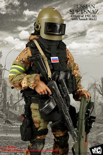 Toyhaven Mc Toys 16th Scale Russian Spetsnaz Officer Of Fsb Alfa With