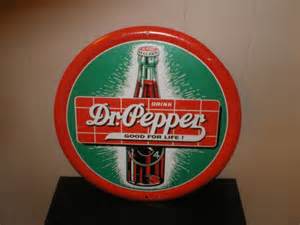 Dr Pepper Round Sign Dr Pepper Stuffed Peppers Soda Brands