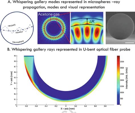 (a) Whispering gallery modes (WGM) represented in microspheres-visual ...