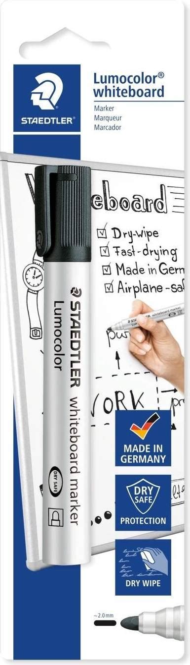 Staedtler Lumocolor Whiteboardmarker Mm Sort Pris